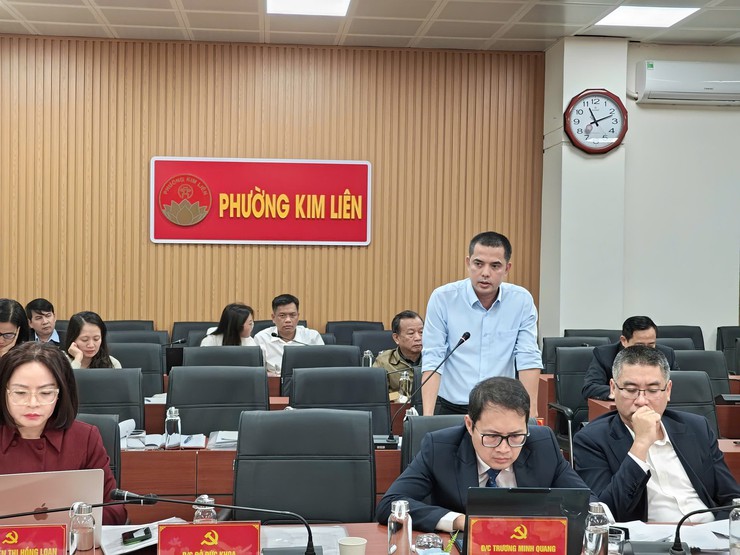 HỘI NGHỊ LẦN THỨ NĂM BAN CHẤP HÀNH ĐẢNG BỘ PHƯỜNG KIM LIÊN XEM XÉT NHIỀU NỘI DUNG QUAN TRỌNG- Ảnh 4.