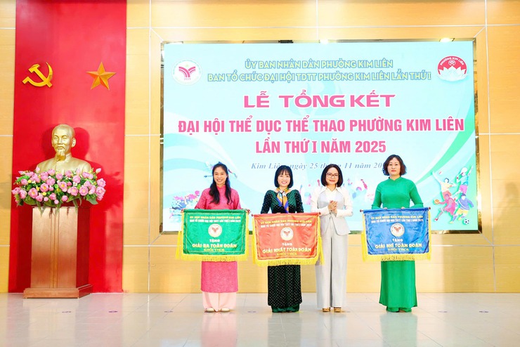 Phường Kim Liên tổng kết Đại hội Thể dục Thể thao lần thứ I năm 2025- Ảnh 8.