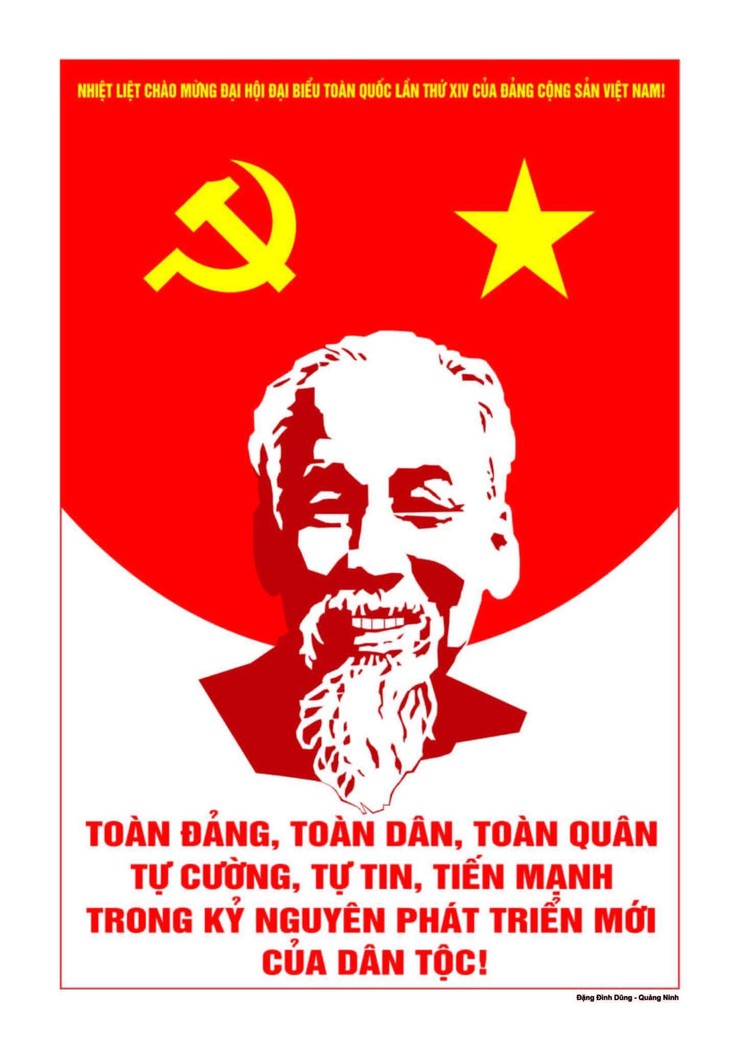 Một số mẫu tranh cổ động trực quan tuyên truyền Đại hội đại biểu toàn quốc lần thứ XIV của Đảng- Ảnh 5.