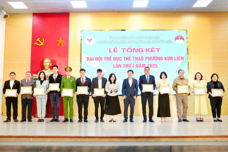 Phường Kim Liên tổng kết Đại hội Thể dục Thể thao lần thứ I năm 2025- Ảnh 11.