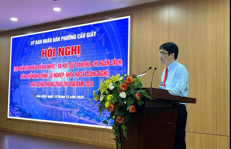 HỘI NGHỊ GIAO CHỈ TIÊU PHÁT TRIỂN KINH TẾ - XÃ HỘI, DỰ TOÁN THU, CHI NGÂN SÁCH, BIÊN CHẾ HÀNH CHÍNH, SỰ NGHIỆP; KHOA HỌC CÔNG NGHỆ; PHÁT ĐỘNG PHONG TRÀO THI ĐUA NĂM 2026- Ảnh 3.