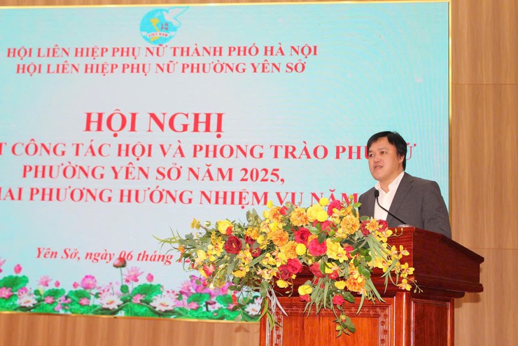 Hội Liên hiệp phụ nữ phường Yên Sở tổng kết công tác Hội và phong trào phụ nữ năm 2025, triển khai nhiệm vụ năm 2026.- Ảnh 3.