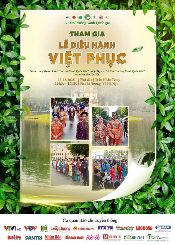  Lễ diễu hành "Việt Phục" - Nét đẹp truyền thống giữa lòng thủ đô.- Ảnh 1.