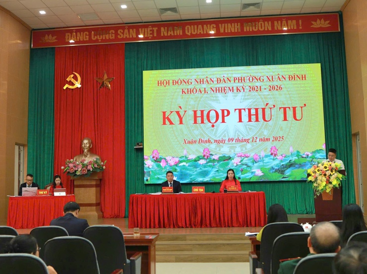 Kỳ họp thứ 4 HĐND phường Xuân Đỉnh: Quyết nghị mục tiêu, nhiệm vụ phát triển năm 2026- Ảnh 2.