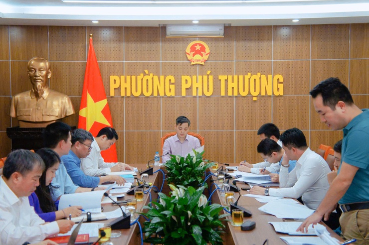 Phường Phú Thượng họp ban chỉ đạo công tác bầu cử đại biểu Quốc hội khóa XVI và bầu cử đại biểu HĐND các cấp nhiệm kỳ 2026 – 2031- Ảnh 1.
