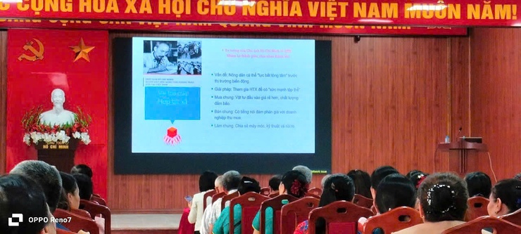 Hội nông dân xã Vĩnh Thanh tổ chức hội nghị tọa đàm Vai trò của tổ chức Hội Nông dân trong phát triển kinh tế tập thể- Ảnh 4.