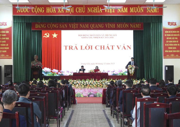 HĐND XÃ TRUNG GIÃ TỔ CHỨC KỲ HỌP CUỐI NĂM 2025: QUYẾT TÂM VƯỢT KHÓ, ĐẠT TĂNG TRƯỞNG KINH TẾ ẤN TƯỢNG- Ảnh 8.