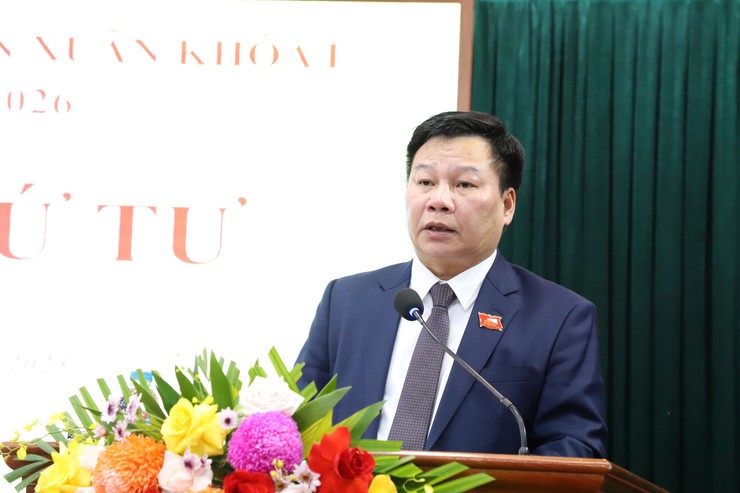  Kỳ họp thứ 4 HĐND xã Yên Xuân khoá I nhiệm kỳ 2021 – 2026: Thông qua nhiều Nghị quyết quan trọng- Ảnh 5.