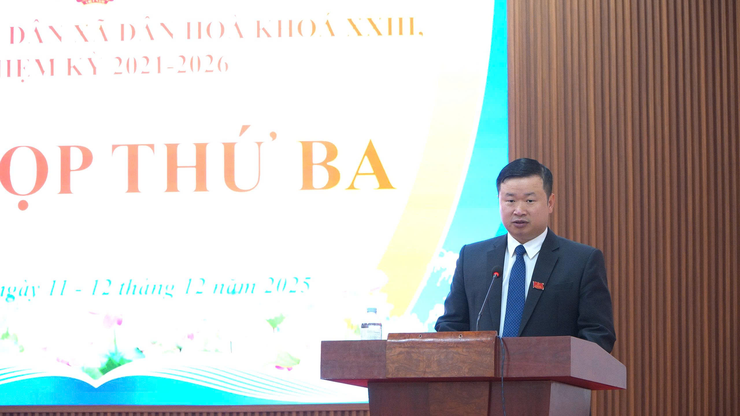 NGÀY LÀM VIỆC THỨ NHẤT KỲ HỌP THỨ BA – HĐND XÃ DÂN HÒA KHÓA XXIII: DÂN CHỦ, TRÁCH NHIỆM, THẲNG THẮN, NHIỀU NỘI DUNG QUAN TRỌNG ĐƯỢC THẢO LUẬN- Ảnh 3.