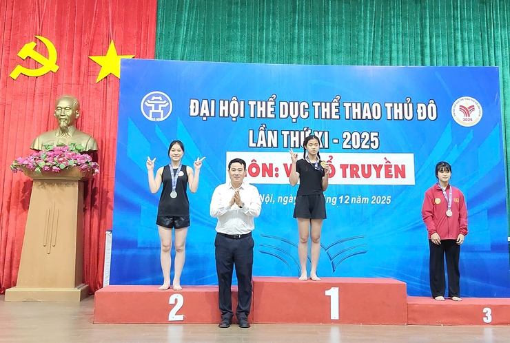ỨNG HÒA ĐẠT 15 HUY CHƯƠNG TẠI ĐẠI HỘI THỂ DỤC THỂ THAO THỦ ĐÔ - NHẤT CỤM 9 MÔN VÕ CỔ TRUYỀN- Ảnh 2.