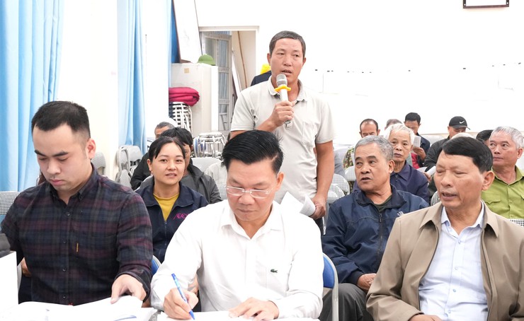 Bát Tràng đối thoại với 68 hộ dân về công tác bồi thường, hỗ trợ, tái định cư phục vụ Dự án cầu Ngọc Hồi- Ảnh 2.