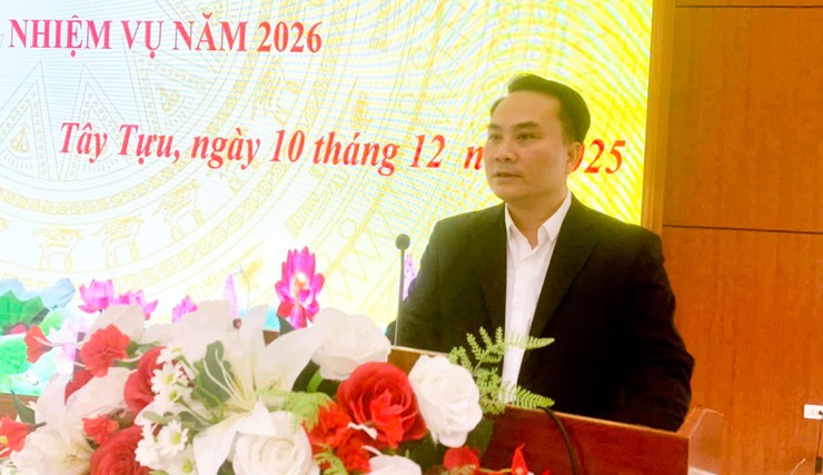 Phường Tây Tựu phát động thi đua thực hiện chỉ tiêu Kinh tế - xã hội năm 2026- Ảnh 1.