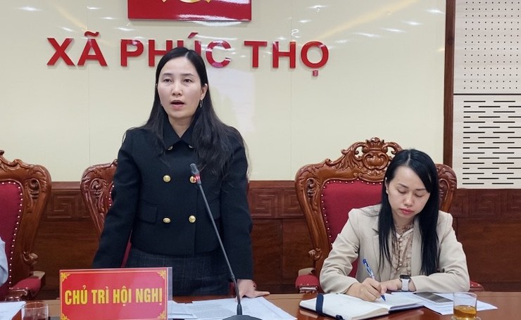 UBMTTQ Việt Nam xã Phúc Thọ công bố Quyết định thành lập Ban Thanh tra nhân dân; tổng kết hoạt động Thanh tra nhân dân, giám sát đầu tư cộng đồng năm 2025- Ảnh 1.