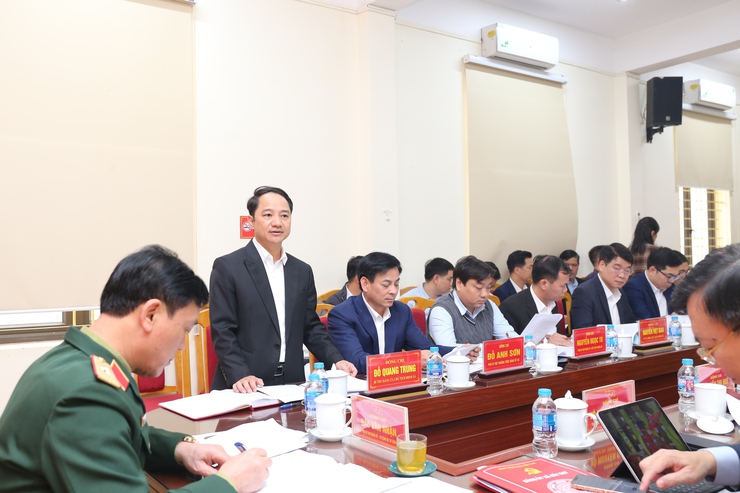 Đoàn giám sát số 16 của Ban Thường vụ Thành ủy Hà Nội làm việc với xã Bất Bạt- Ảnh 1.