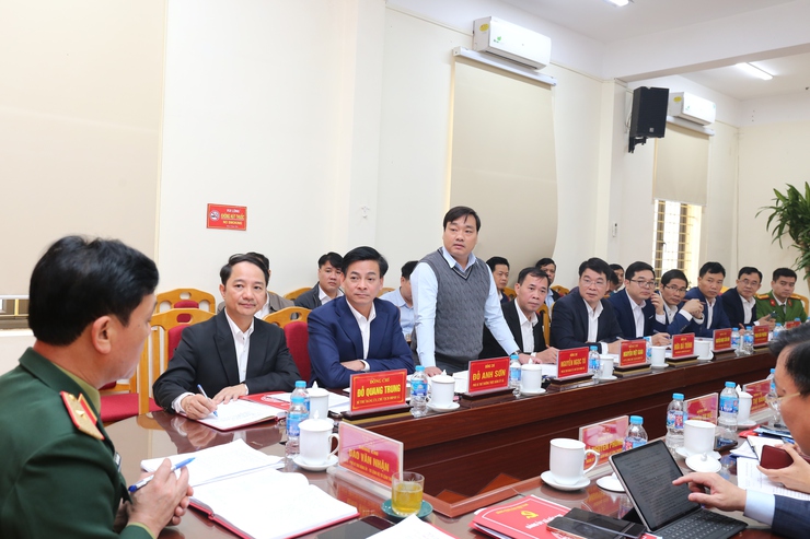 Đoàn giám sát số 16 của Ban Thường vụ Thành ủy Hà Nội làm việc với xã Bất Bạt- Ảnh 2.