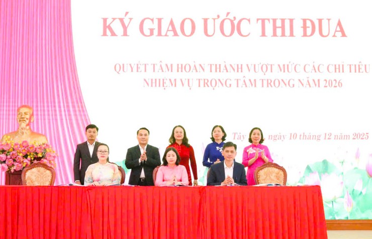 Phường Tây Tựu phát động thi đua thực hiện chỉ tiêu Kinh tế - xã hội năm 2026- Ảnh 2.