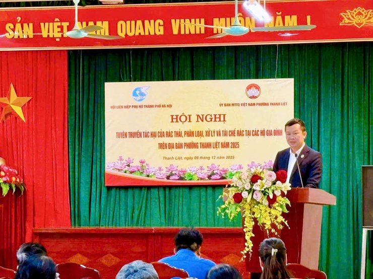 Phường Thanh Liệt: Đẩy mạnh mô hình phân loại, tái chế rác tại hộ gia đình- Ảnh 2.