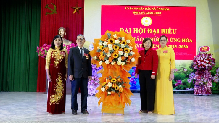 ĐẠI HỘI ĐẠI BIỂU HỘI CỰU GIÁO CHỨC XÃ ỨNG HOÀ LẦN THỨ NHẤT, NHIỆM KỲ 2025 – 2030.- Ảnh 9.