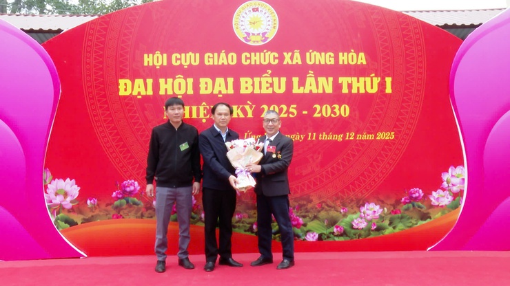 ĐẠI HỘI ĐẠI BIỂU HỘI CỰU GIÁO CHỨC XÃ ỨNG HOÀ LẦN THỨ NHẤT, NHIỆM KỲ 2025 – 2030.- Ảnh 8.