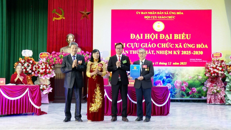 ĐẠI HỘI ĐẠI BIỂU HỘI CỰU GIÁO CHỨC XÃ ỨNG HOÀ LẦN THỨ NHẤT, NHIỆM KỲ 2025 – 2030.- Ảnh 6.