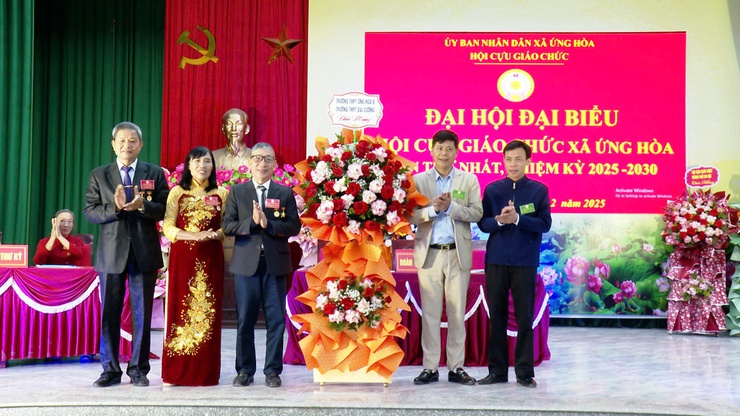 ĐẠI HỘI ĐẠI BIỂU HỘI CỰU GIÁO CHỨC XÃ ỨNG HOÀ LẦN THỨ NHẤT, NHIỆM KỲ 2025 – 2030.- Ảnh 10.