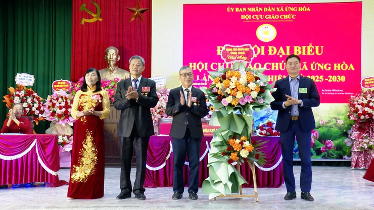 ĐẠI HỘI ĐẠI BIỂU HỘI CỰU GIÁO CHỨC XÃ ỨNG HOÀ LẦN THỨ NHẤT, NHIỆM KỲ 2025 – 2030.- Ảnh 13.