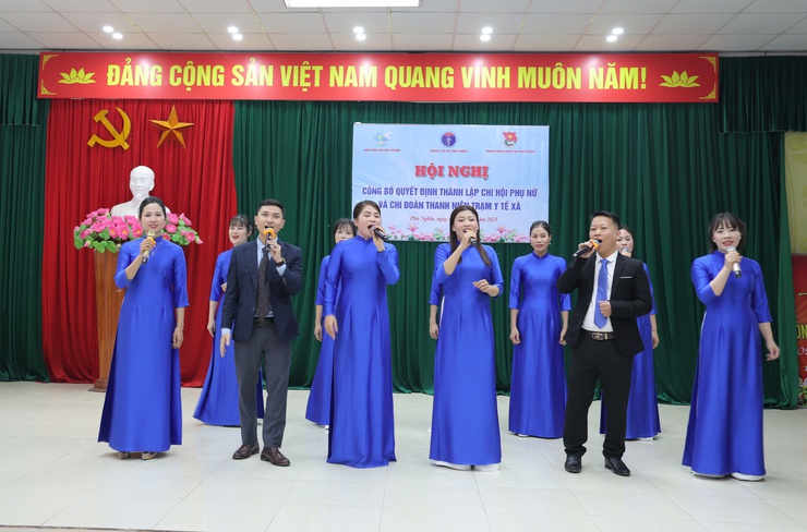 Trạm Y tế xã Phú Nghĩa tổ chức Hội nghị công bố quyết định thành lập và ra mắt Chi hội Phụ nữ, Chi đoàn Thanh niên- Ảnh 2.