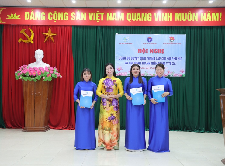 Trạm Y tế xã Phú Nghĩa tổ chức Hội nghị công bố quyết định thành lập và ra mắt Chi hội Phụ nữ, Chi đoàn Thanh niên- Ảnh 6.