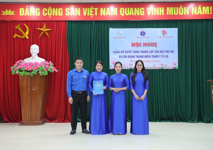 Trạm Y tế xã Phú Nghĩa tổ chức Hội nghị công bố quyết định thành lập và ra mắt Chi hội Phụ nữ, Chi đoàn Thanh niên- Ảnh 7.
