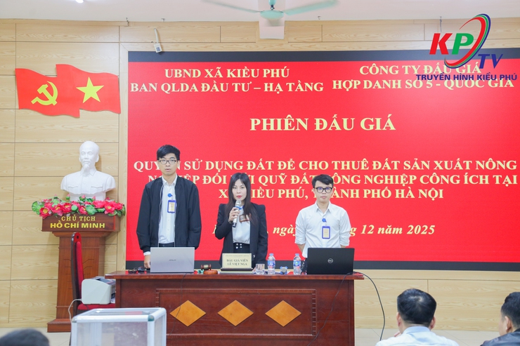UBND xã Kiều Phú tổ chức phiên đấu giá quyền sử dụng đất công ích cho thuê sản xuất nông nghiệp tại 12 khu đất trên địa bàn- Ảnh 4.