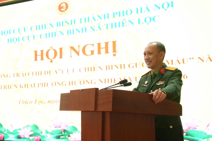 HỘI CỰU CHIẾN BINH XÃ THIÊN LỘC TỔNG KẾT PHONG TRÀO THI ĐUA "CỰU CHIẾN BINH GƯƠNG MẪU" NĂM 2025; TRIỂN KHAI PHƯƠNG HƯỚNG, NHIỆM VỤ NĂM 2026- Ảnh 4.