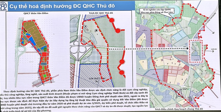 UBND xã Thư Lâm phối hợp với Ban Quản lý đồ án quy hoạch kiến trúc tổ chức Hội nghị lấy ý kiến cơ quan, tổ chức và cộng đồng dân cư đối với đồ án Quy hoạch phân khu đô thị khu vực phía Đông xã Thư Lâm- Ảnh 12.