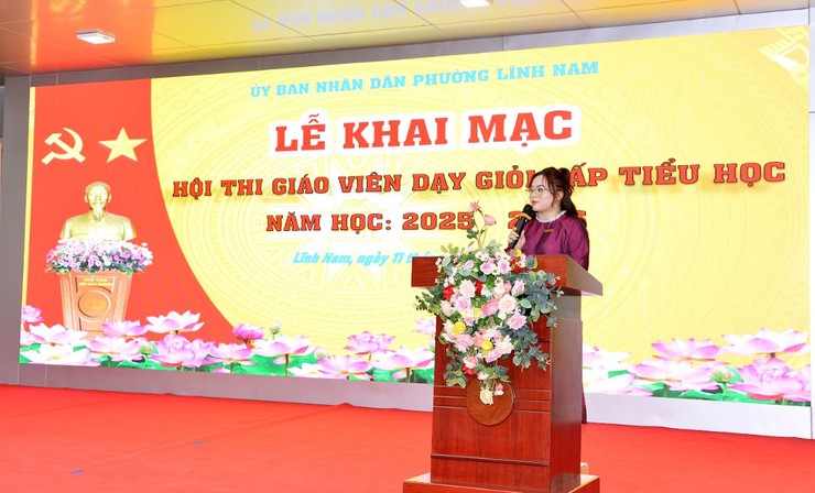 PHƯỜNG LĨNH NAM TỔ CHỨC HỘI THI GIÁO VIÊN DẠY GIỎI CẤP TIỂU HỌC, NĂM HỌC 2025 -2026- Ảnh 4.