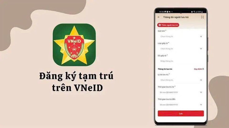 Công an xã Yên Xuân Thông báo:HƯỚNG DẪN ĐĂNG KÝ TẠM TRÚ QUA VNeID – CẢNH BÁO MỨC PHẠT TỪ 15/12/2025- Ảnh 1.