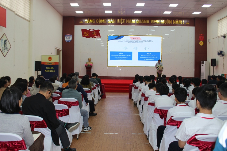 Phường Yên Sở Hưởng ứng chiến dịch "90 ngày đêm cụ thể hóa và tuyên truyền, phổ biến các Nghị quyết của HĐND Thành phố Hà Nội về khoa học, công nghệ, đổi mới sáng tạo và chuyển đổi số"- Ảnh 1.