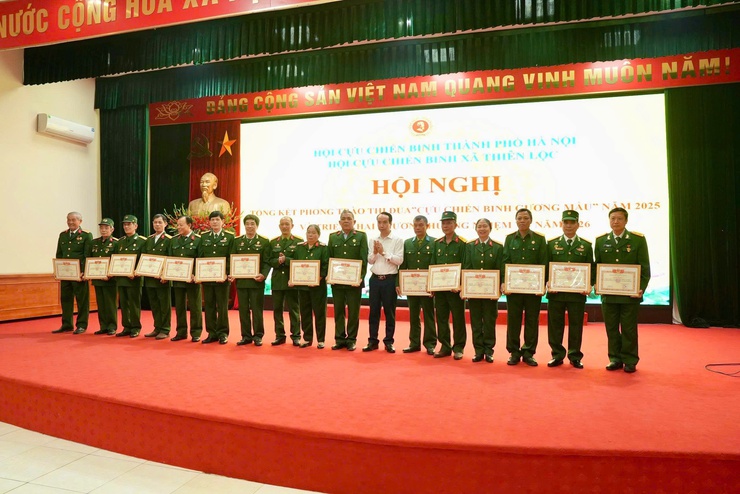HỘI CỰU CHIẾN BINH XÃ THIÊN LỘC TỔNG KẾT PHONG TRÀO THI ĐUA "CỰU CHIẾN BINH GƯƠNG MẪU" NĂM 2025; TRIỂN KHAI PHƯƠNG HƯỚNG, NHIỆM VỤ NĂM 2026- Ảnh 9.
