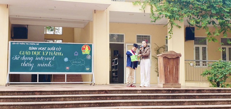 "Sinh hoạt dưới cờ" – hơn cả nghi thức, là tiết học trải nghiệm giàu ý nghĩa- Ảnh 3.