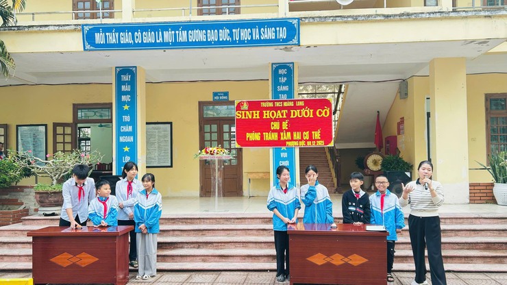 "Sinh hoạt dưới cờ" – hơn cả nghi thức, là tiết học trải nghiệm giàu ý nghĩa- Ảnh 1.