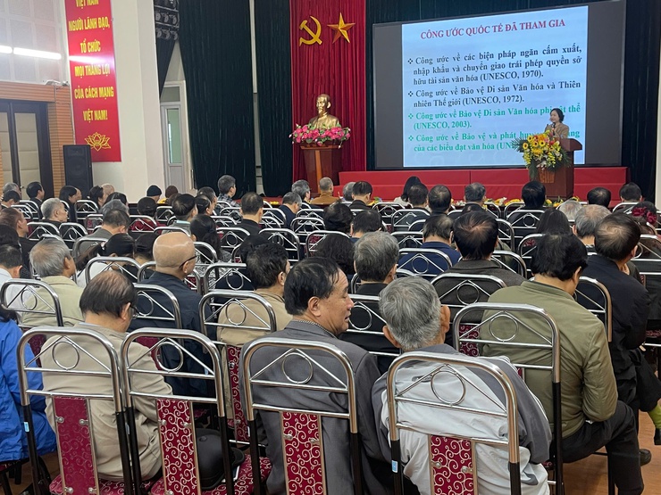 
Phường Bồ Đề tập huấn Luật di sản văn hóa- Ảnh 2.