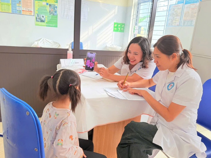 UBND Phường Yên Sở làm việc nhằm đánh giá mức độ khuyết tật cho các trường hợp trên địa bàn.- Ảnh 3.