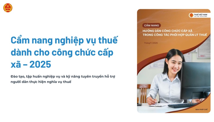 Phổ biến Cẩm nang nghiệp vụ thuế dành cho công chức cấp xã- Ảnh 1.