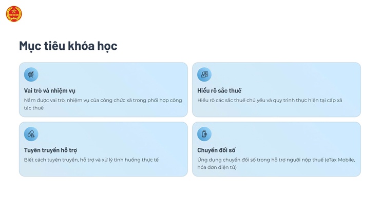 Phổ biến Cẩm nang nghiệp vụ thuế dành cho công chức cấp xã- Ảnh 2.