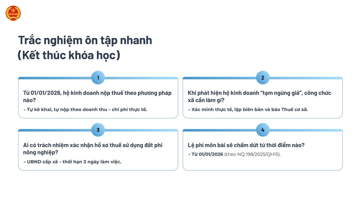 Phổ biến Cẩm nang nghiệp vụ thuế dành cho công chức cấp xã- Ảnh 29.