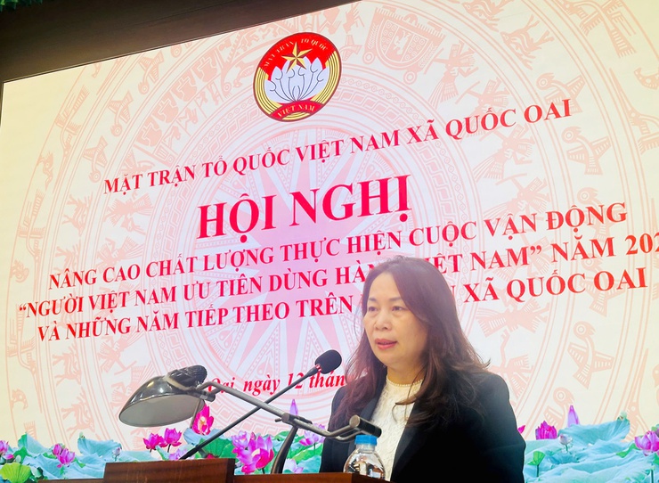 XÃ QUỐC OAI NÂNG CAO CHẤT LƯỢNG CUỘC VẬN ĐỘNG “NGƯỜI VIỆT NAM ƯU TIÊN DÙNG HÀNG VIỆT NAM” NĂM 2025
- Ảnh 2.