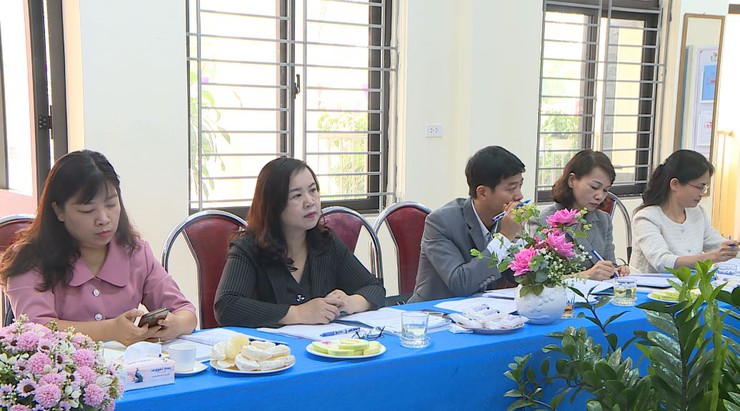 Sở GD&ĐT khảo sát chính thức kiểm định chất lượng mức độ 2 trường Tiểu học Tích Giang – xã Phúc Thọ- Ảnh 4.