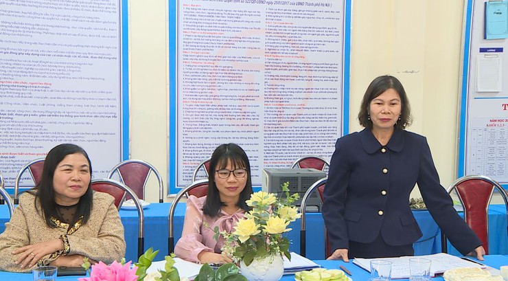 Sở GD&ĐT khảo sát chính thức kiểm định chất lượng mức độ 2 trường Tiểu học Tích Giang – xã Phúc Thọ- Ảnh 6.