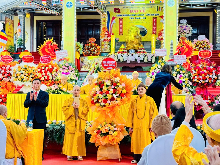 Đại lễ khánh thành công trình tu bổ, tôn tạo tổng thể chùa Thanh Liên- Ảnh 9.