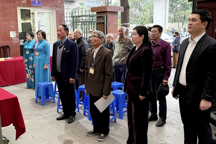 Cử tri phường Thanh Xuân nô nức tham gia bầu cử Tổ trưởng tổ dân phố- Ảnh 2.