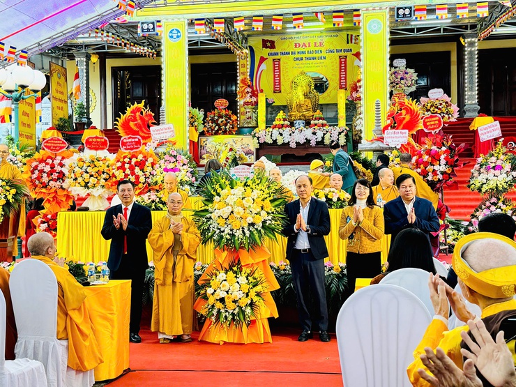 Đại lễ khánh thành công trình tu bổ, tôn tạo tổng thể chùa Thanh Liên- Ảnh 6.