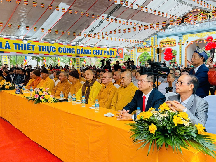 Đại lễ khánh thành công trình tu bổ, tôn tạo tổng thể chùa Thanh Liên- Ảnh 12.